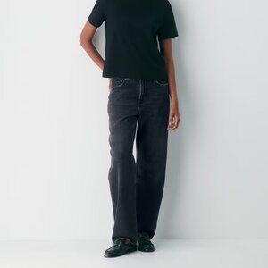 Aritizia Jeans Denim Forum the marlo high rise size 23 in black